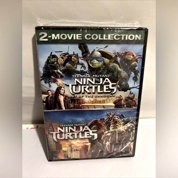 Teenage Mutant Ninja Turtles 2-Movie Collection, Out of the Shadows DVD New - Picture 1 of 7